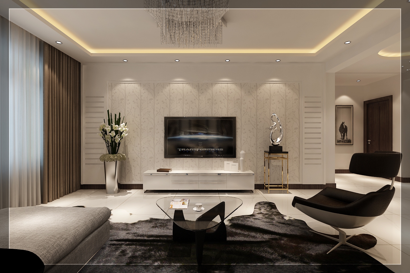 大禹褐石 95平 現(xiàn)代風(fēng)格,大禹褐石公園現(xiàn)代簡約95平米二居室裝修設(shè)計(jì)圖片_樣板間_實(shí)景圖-搜房網(wǎng)裝修設(shè)計(jì)網(wǎng)